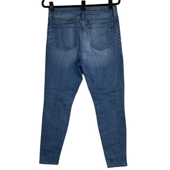 J. CREW HIGH RISE SKINNY FITTED WHISKERED DENIM JEANS - Picture 3 of 15
